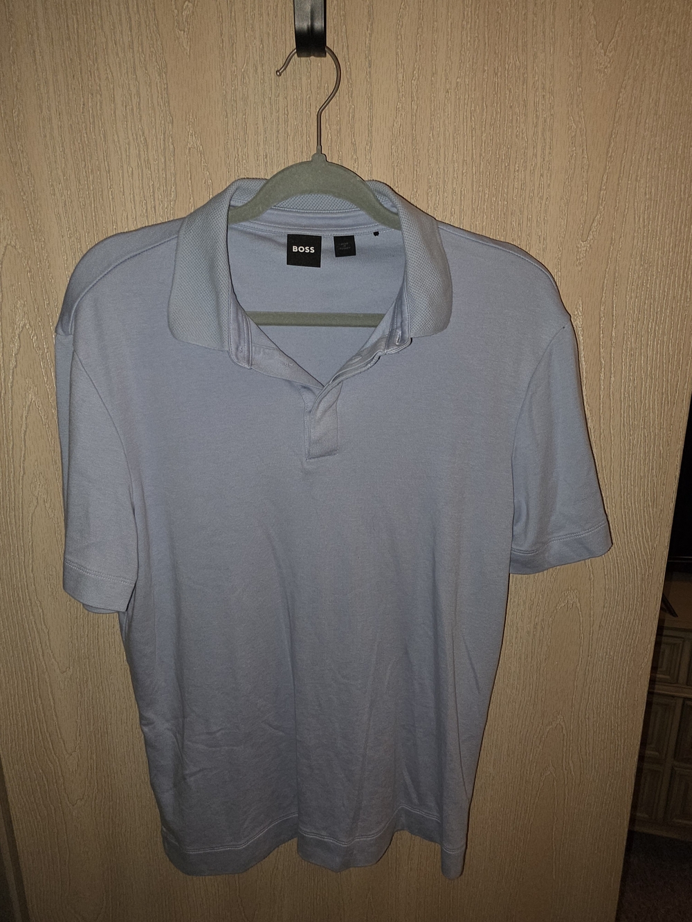 BOSS Light Blue Men’s Polo Shirt